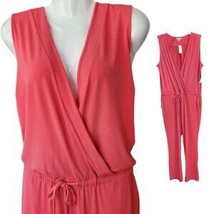 NWT NEW YORK & COMPANY V-NECK SLEEVELESS JUMPSUIT SIZE XL